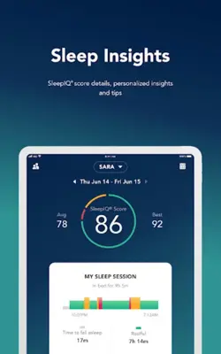 SleepIQ android App screenshot 4